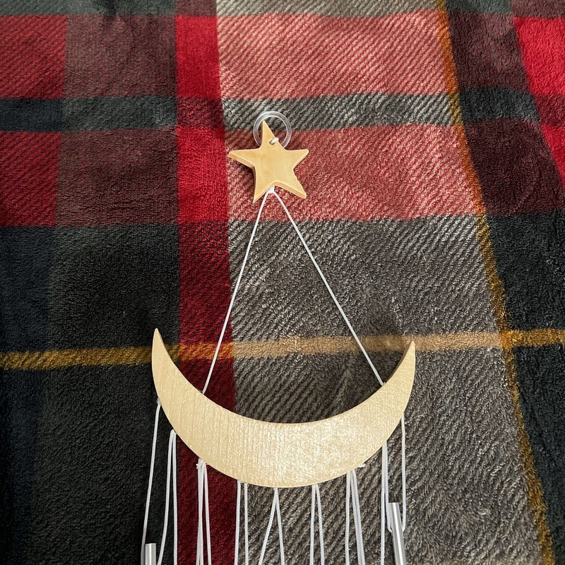 Owlcrate Woven in Moonlight Wind Chime