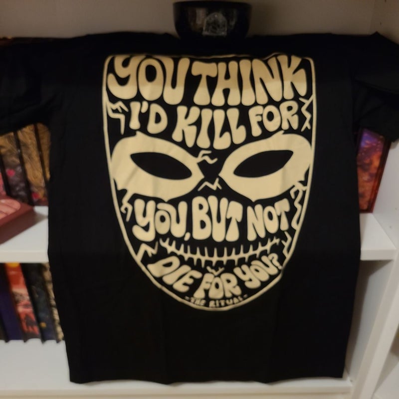 Bookish box shirt size medium inspired by The Ritual 