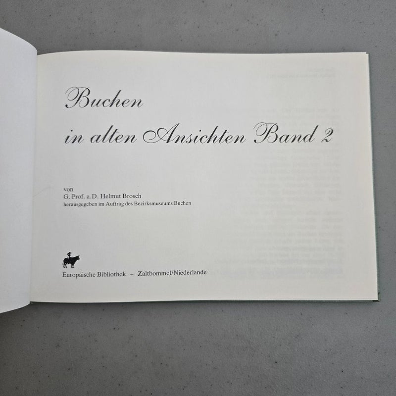 Buchen in alten Ansichten Band 2