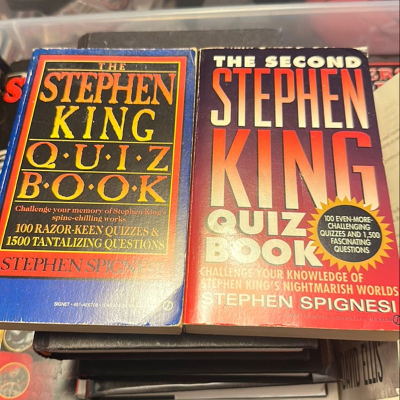 The Stephen King Quiz Book 1 & 2