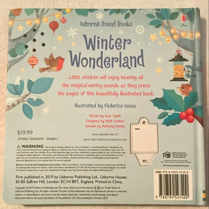 Winter Wonderland Sound Book