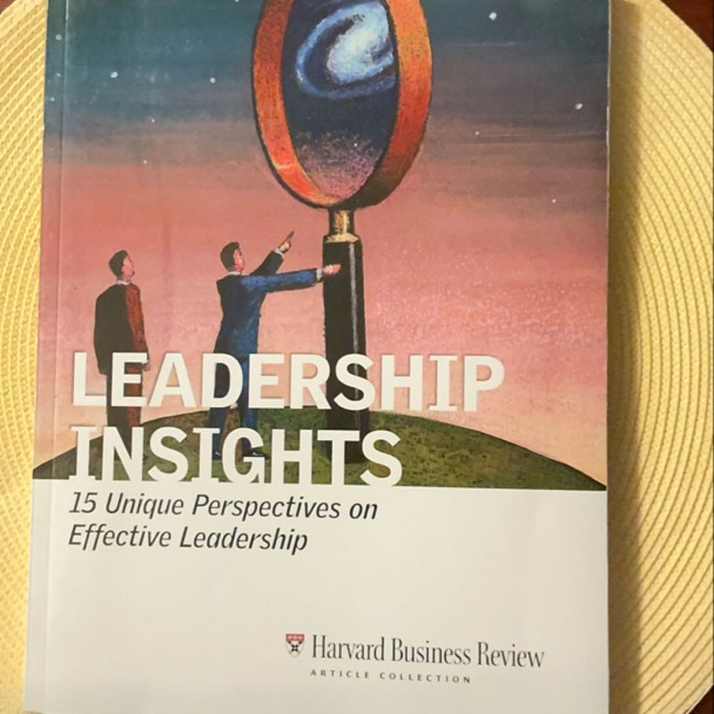 Harvard Business Review: Leadership Insights