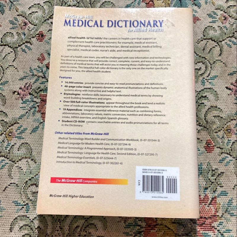 McGraw-Hill Medical Dictionary for Allied Health