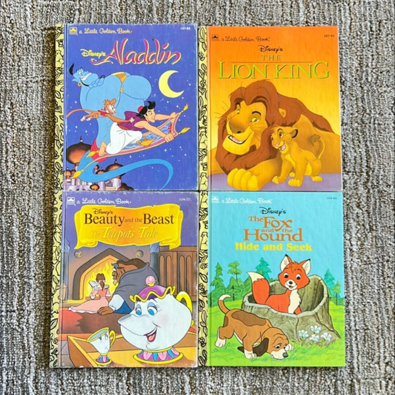 Little Golden Book Disney Four Pack