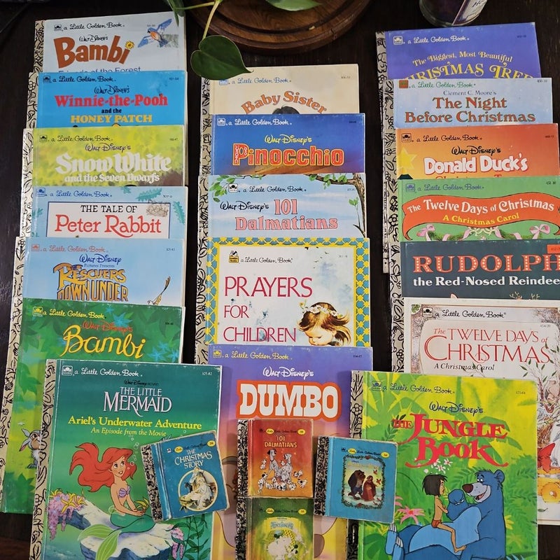 Set of 19 A Little Golden Books