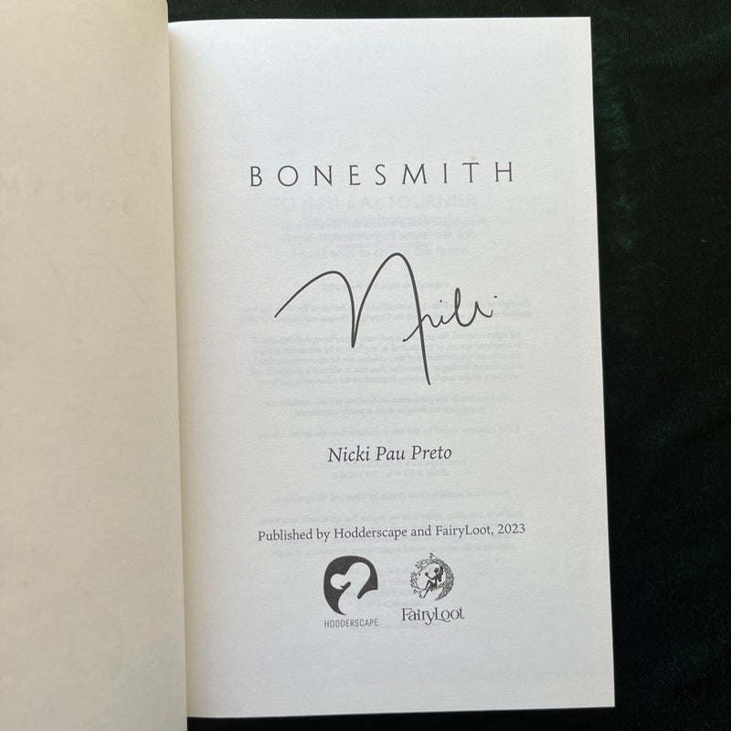 Bonesmith | Fairyloot Signed Edition