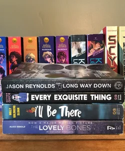 ya bundle (lovely bones, i’ll be there, every equisite thing, long way down) 