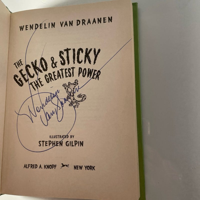 SIGNED - The Gecko and Sticky: The Greatest Power - Hardcover - Book 2 - V. Good