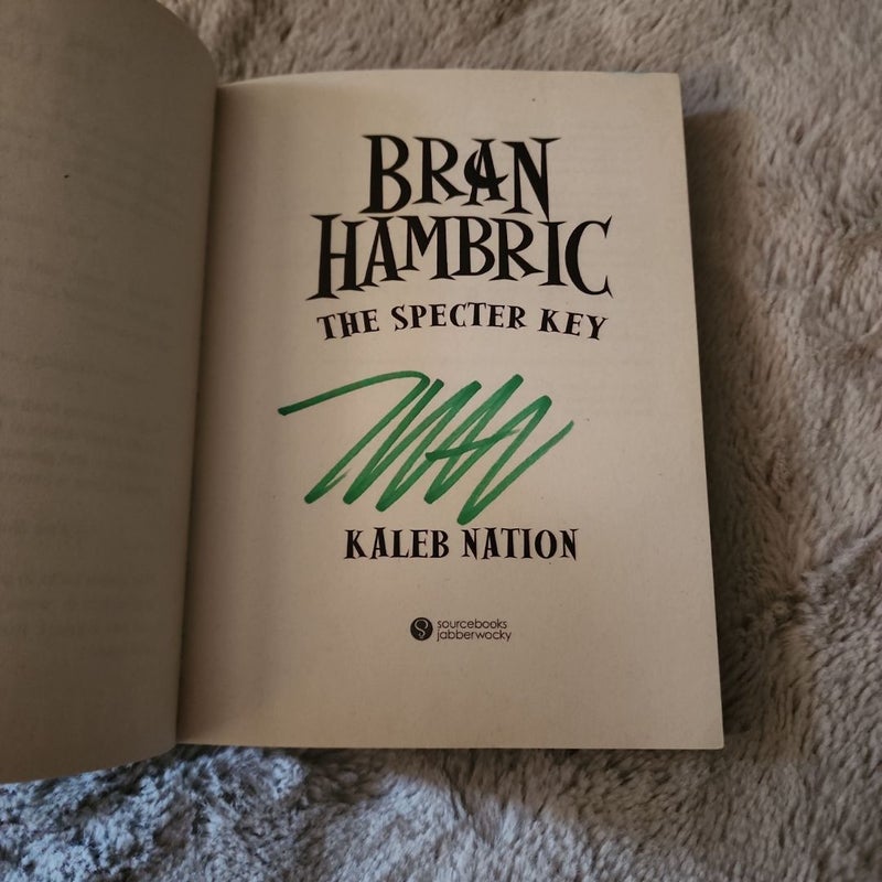 ✨️ Bran Hambric: The Specter Key ✨️ (Signed)