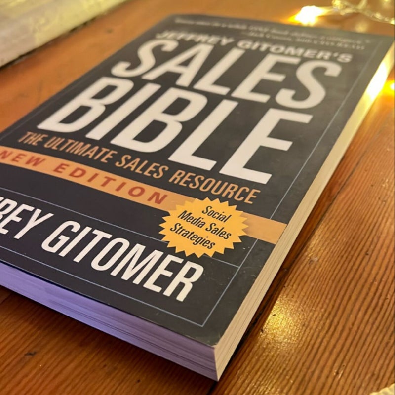 The Sales Bible, New Edition