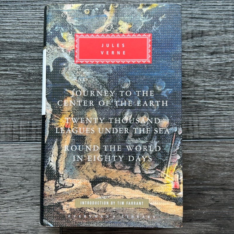 Journey to the Center of the Earth, Twenty Thousand Leagues under the Sea, Round the World in Eighty Days