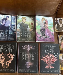 Once upon a broken heart series signed with preorder dust jackets & prints