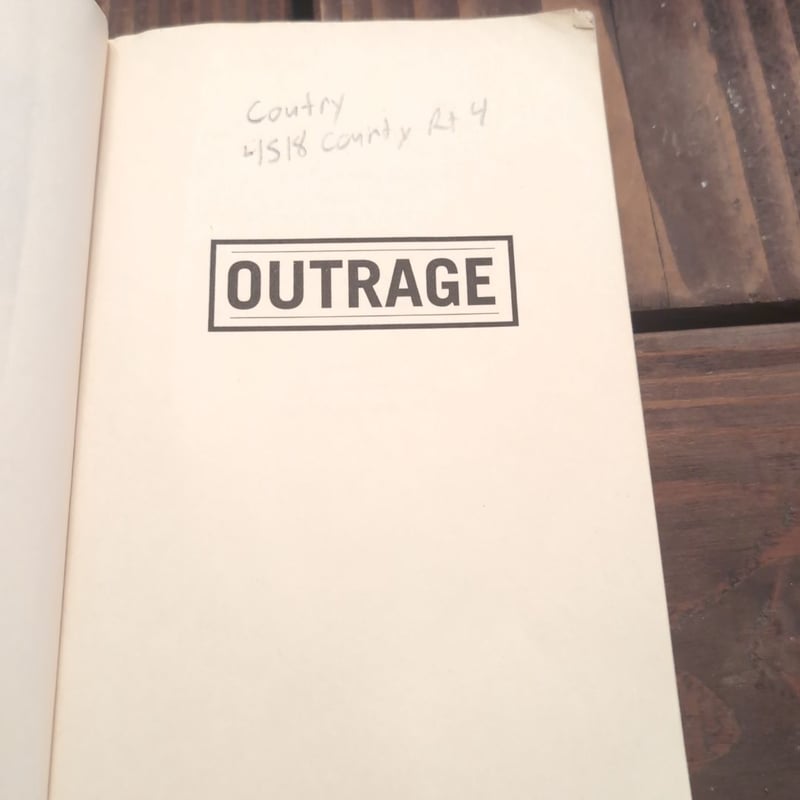 Outrage by Dick Morris; Eileen McGann, Paperback | Pangobooks