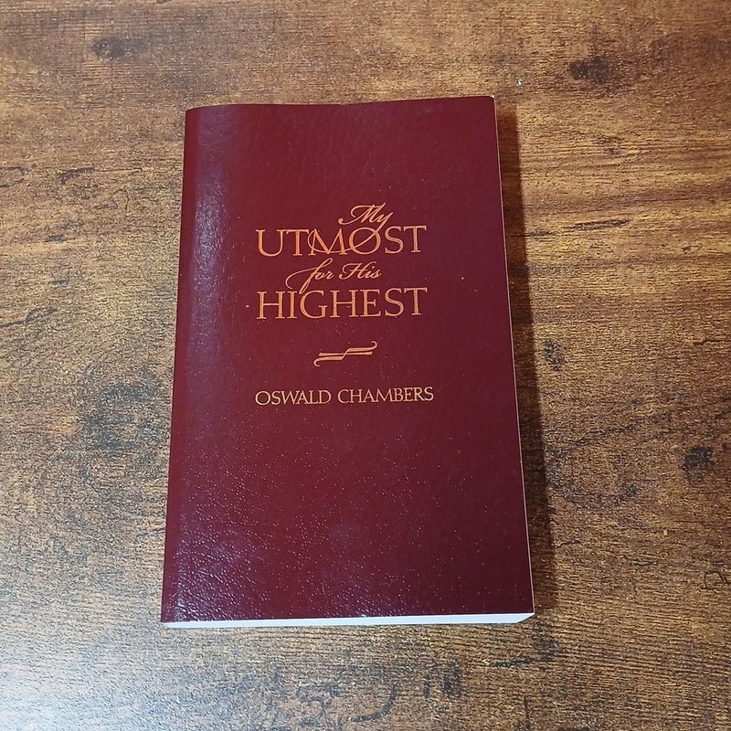My Utmost For His Highest,  