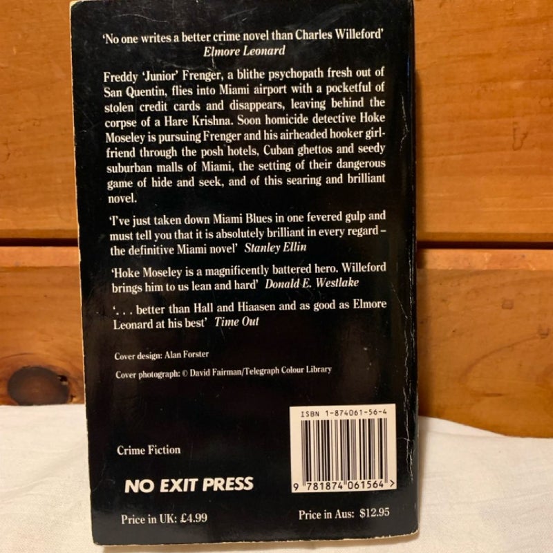 Miami Blues (1st No Exit Press Edition) 