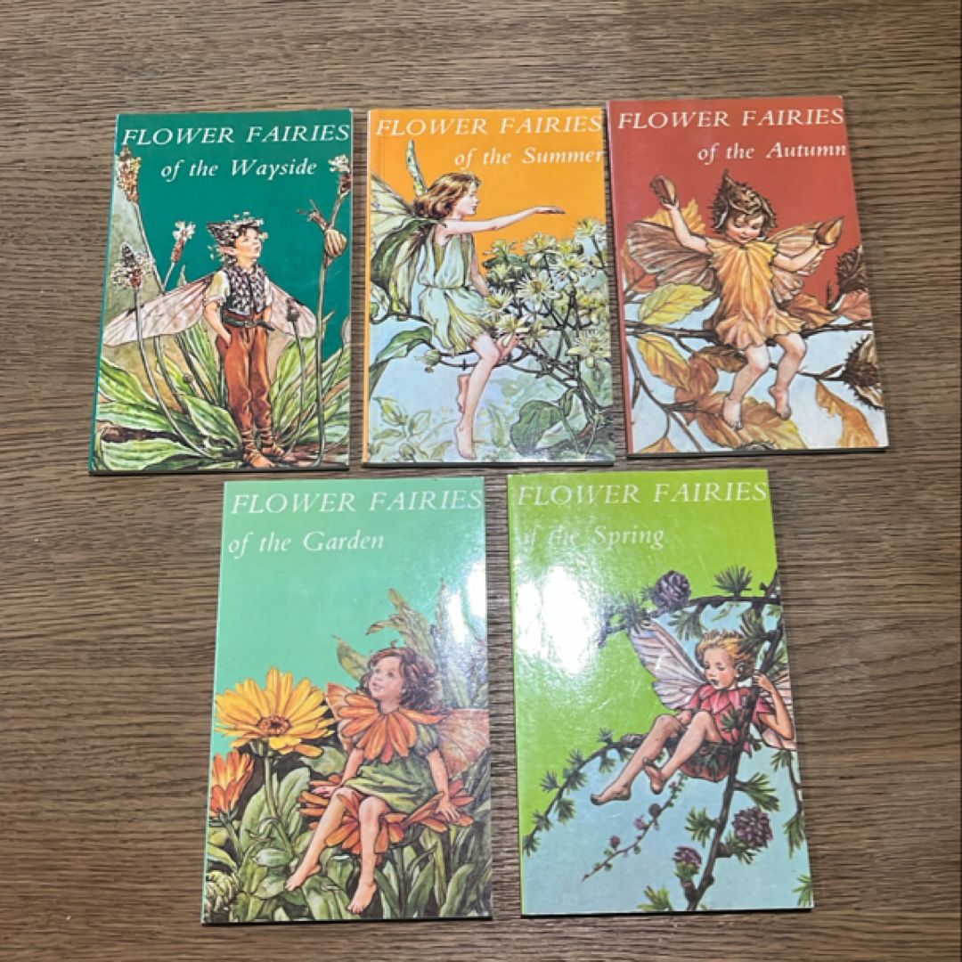 Set of 5 Flower Fairies Paperback Books