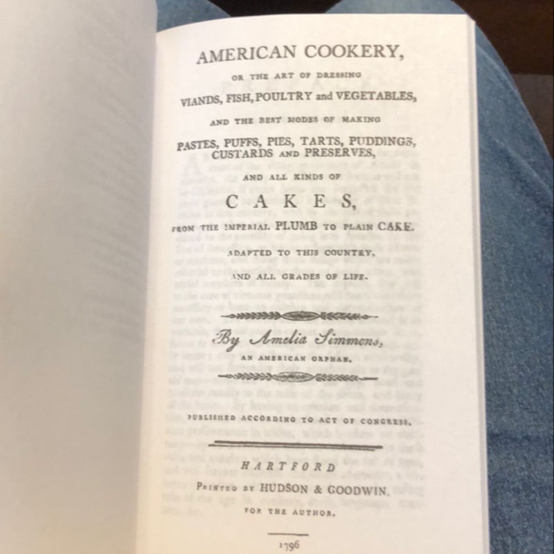 The First American Cookbook