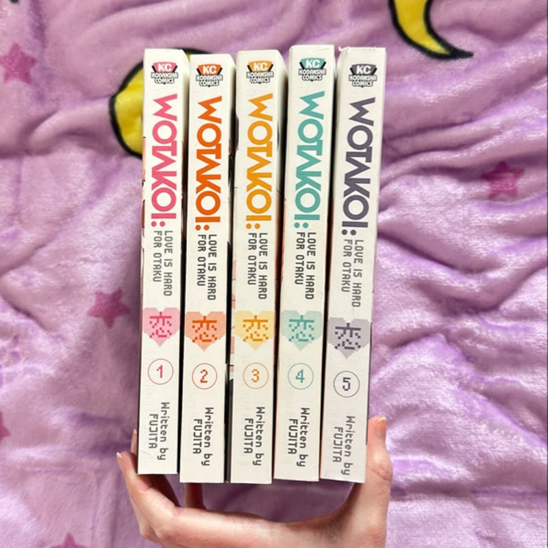 Wotakoi: Love is Hard for Otaku Vols. 1 - 5