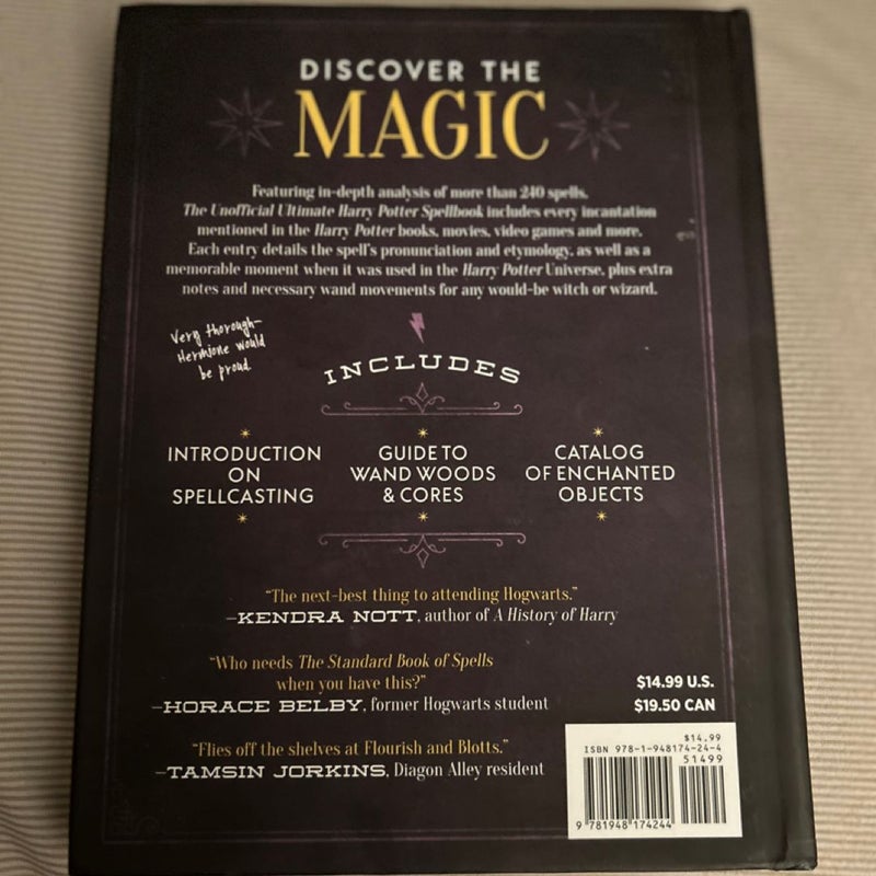 The Unofficial Ultimate Harry Potter Spellbook