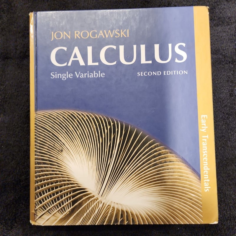 Calculus: Early Transcendentals, Single Variable