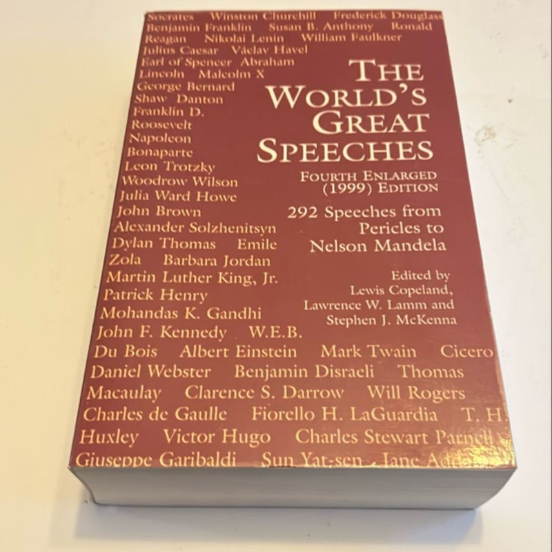 World's Great Speeches 1999