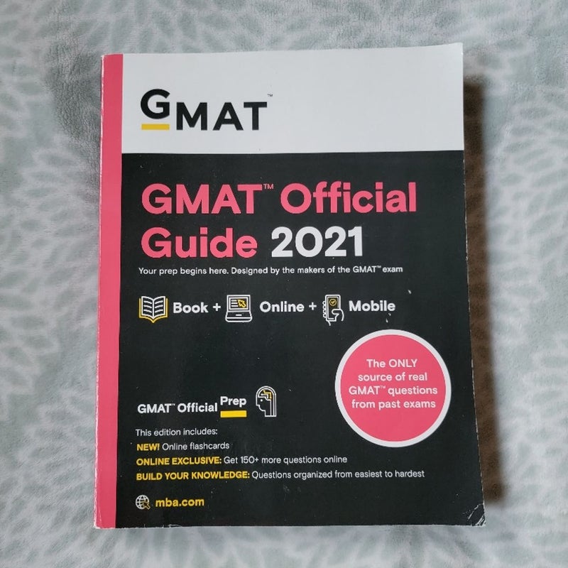 GMAT Official Guide 2021 Prep Study Guide Exam Textbook Book