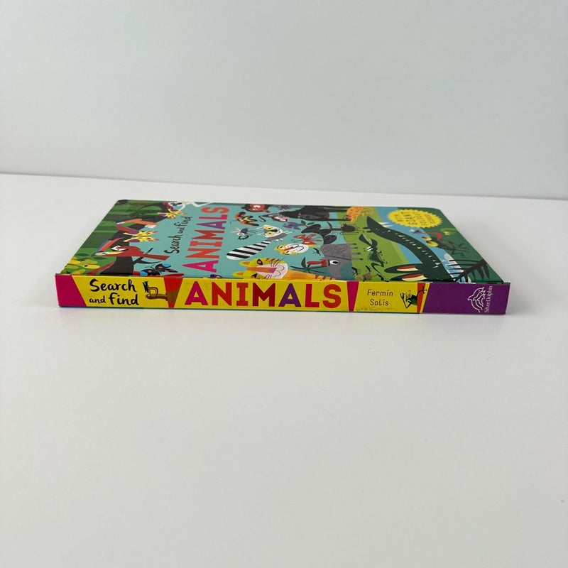 Search and Find Animals, Foldout pages