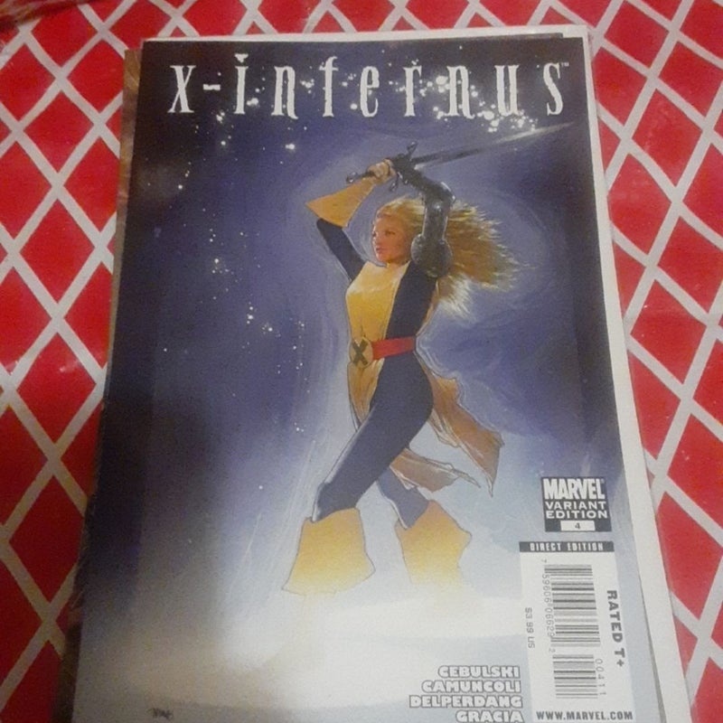 Magik,  Infernus 1,2,3,4 2009 New X-Men Variant 4. Complete 4 issue mini series. 