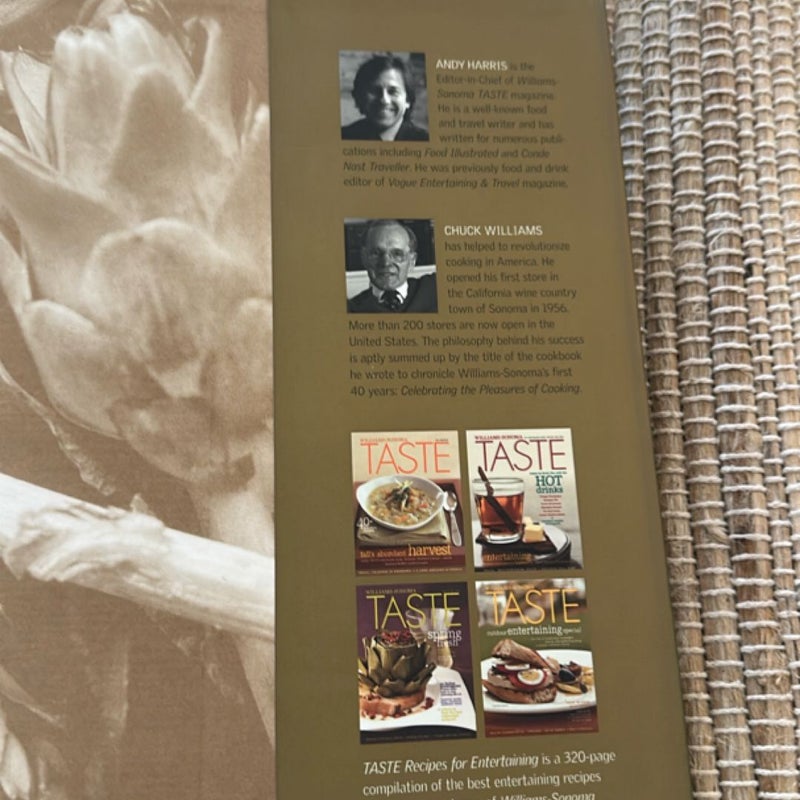 Taste Recipes for Entertaining