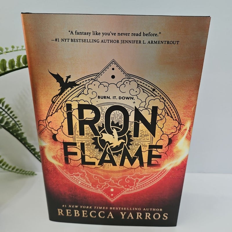 Iron Flame (SIGNED PERFECT 1ST EDITION PRINT)