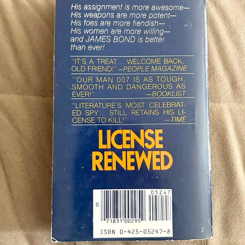 License Renewed 3296