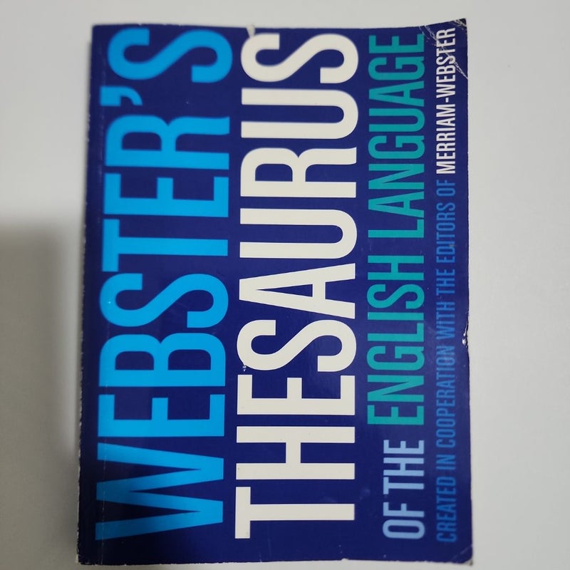 Websters Thesaurus of the English Language 