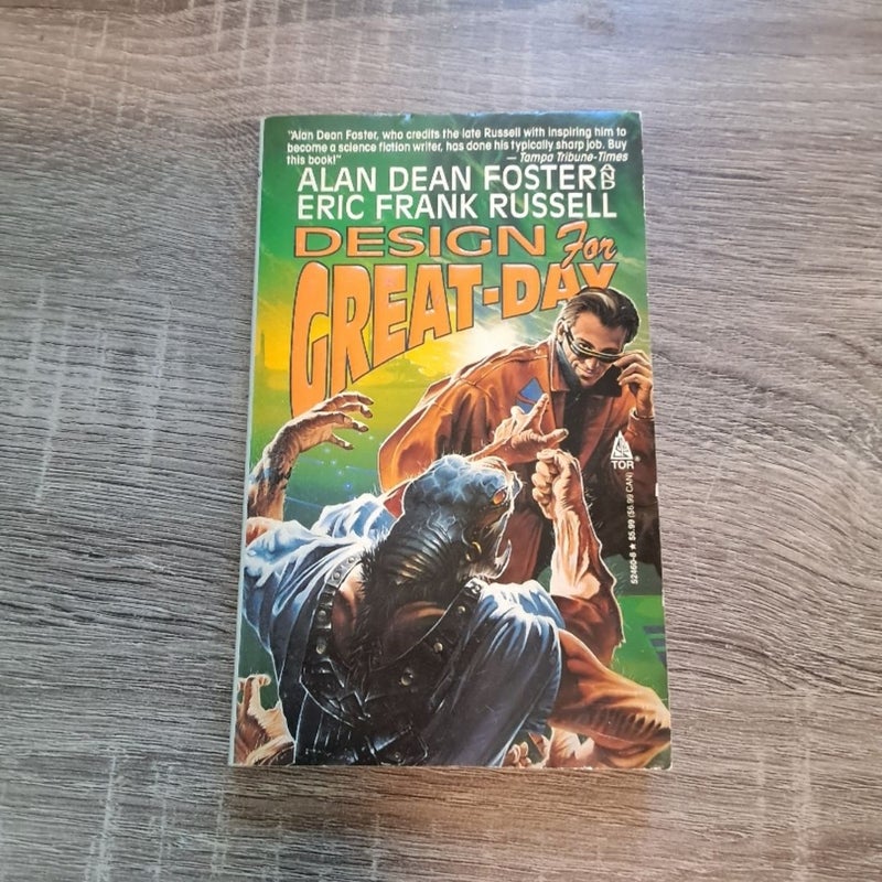 Design For Great Day By Alan Dean Foster And Eric Russell 1996 Tor Paperback 
