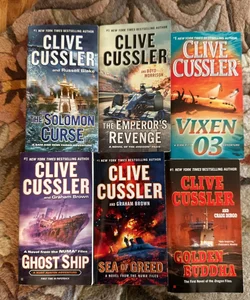 Lot of 6 paperback books - The Solomon Curse plus 5 more