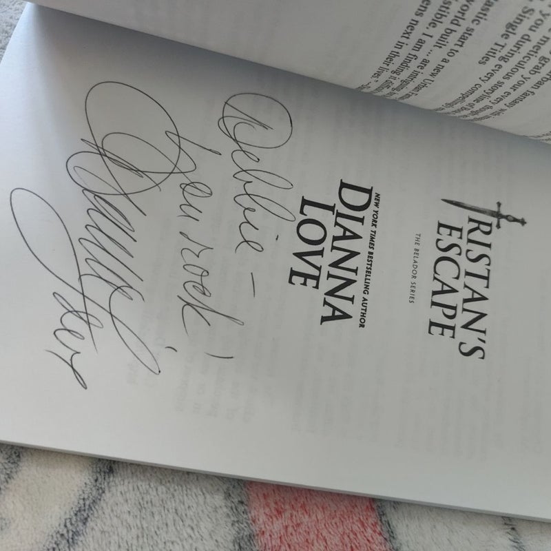 Tristan's Escape signed!