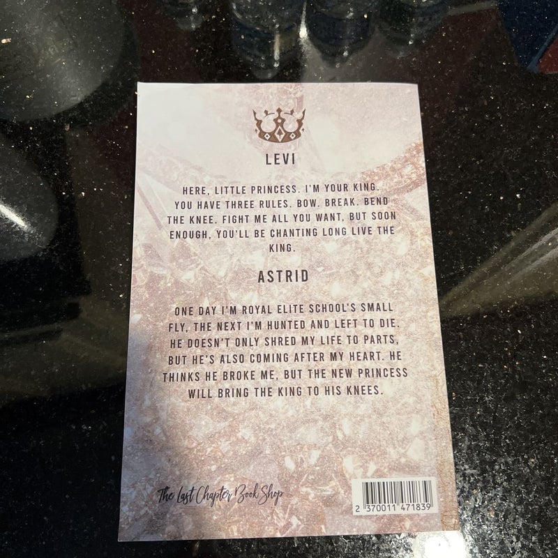Cruel King The Last Chapter Special Edition Signed 