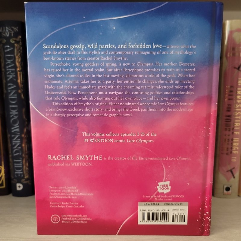 Lore Olympus Volume One by Rachel Smythe, Hardcover Pangobooks