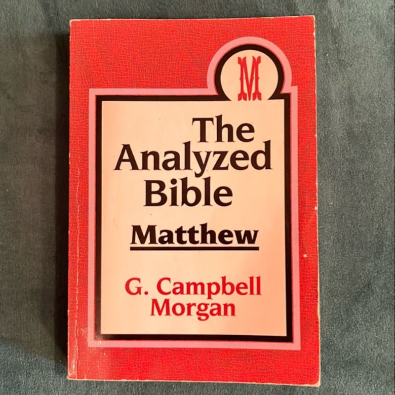 The Analyzed Bible