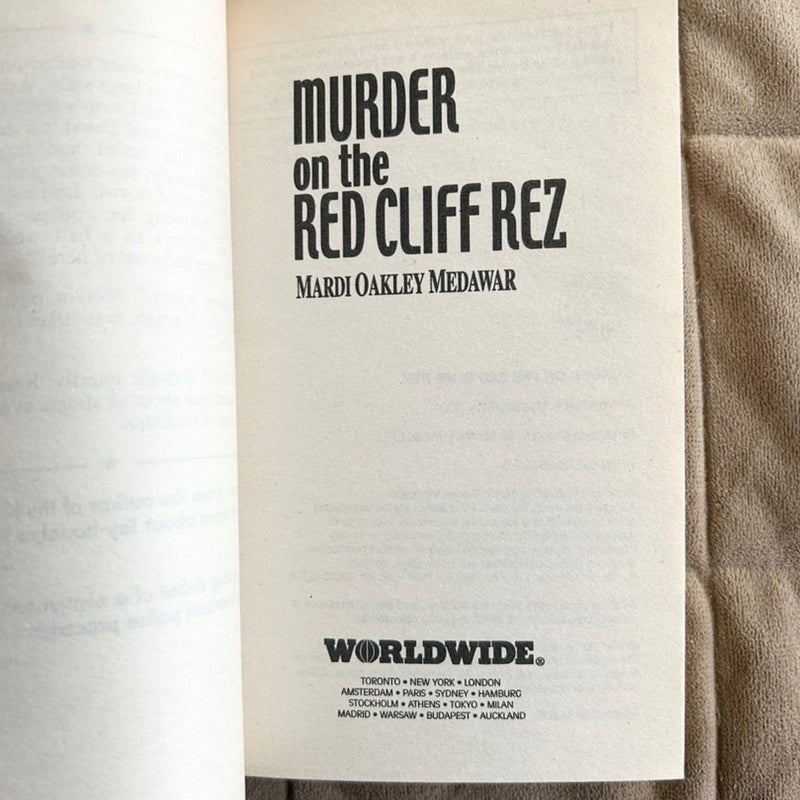 Murder on the Red Cliff Rez