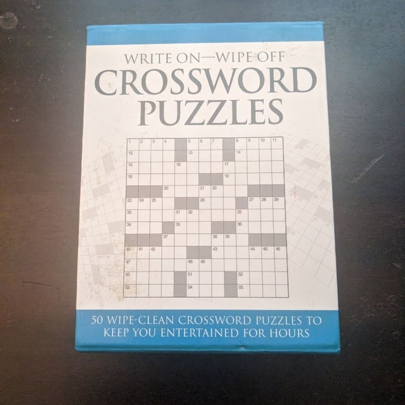Write On—Wipe Off Crossword Puzzles 