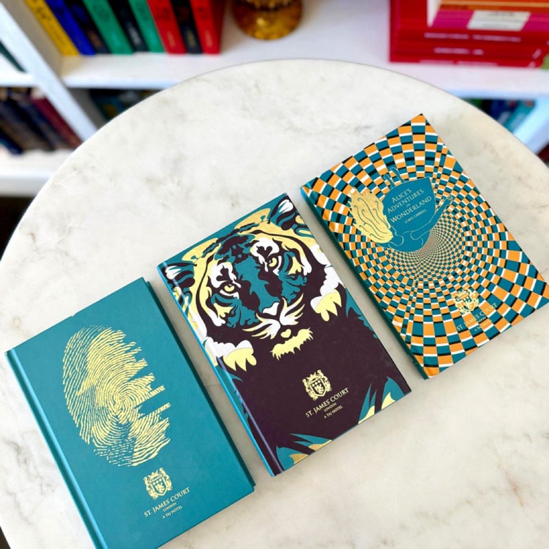 RARE St. James’ Court Collectors’ Set | Limited Print Run, Only Sold on Location in London, England | Alice in Wonderland, Sherlock Holmes