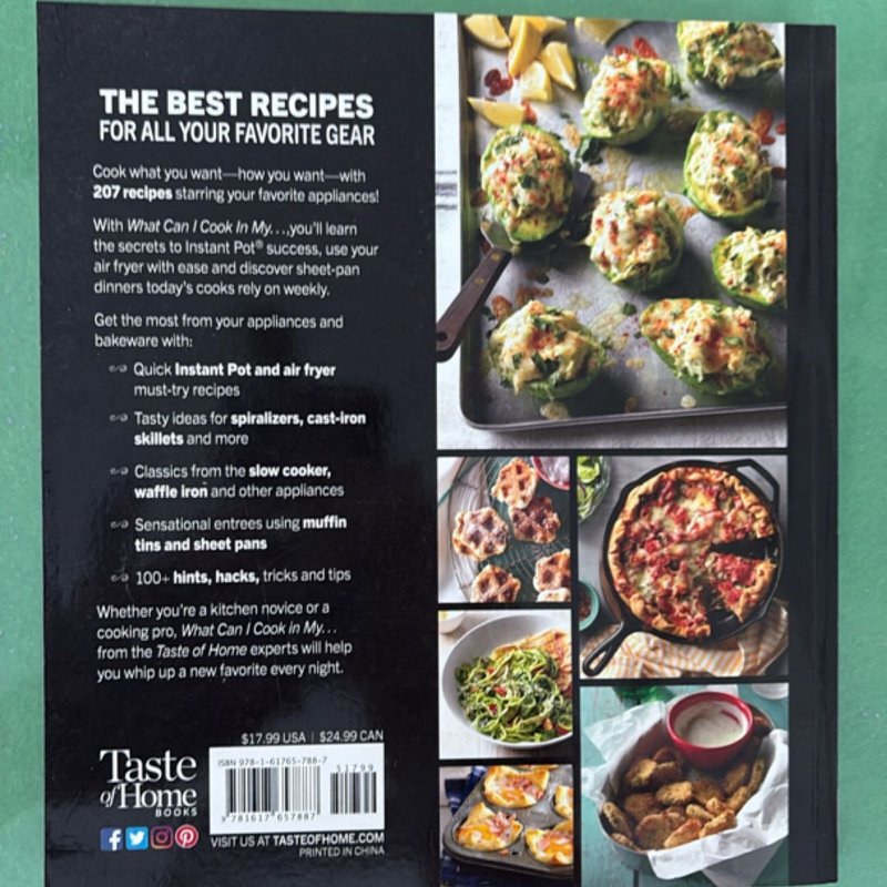 Taste of Home What Can I Cook in My Instant Pot, Air Fryer, Waffle Iron... ?