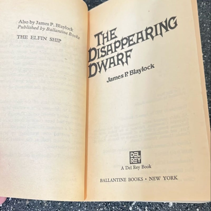 The Disappearing Dwarf