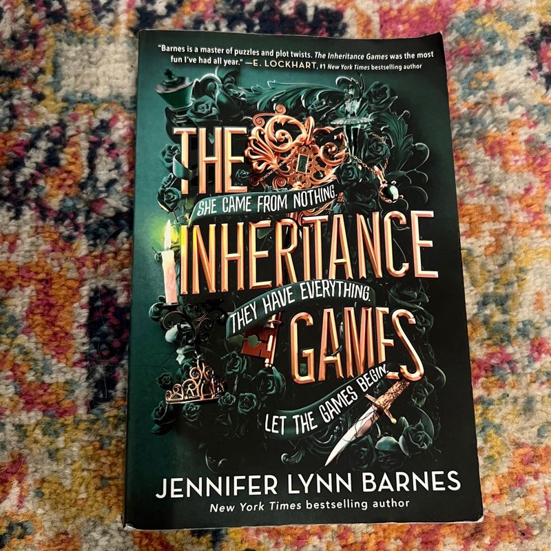 The Inheritance Games - Paperback By Barnes, Jennifer Lynn - GOOD