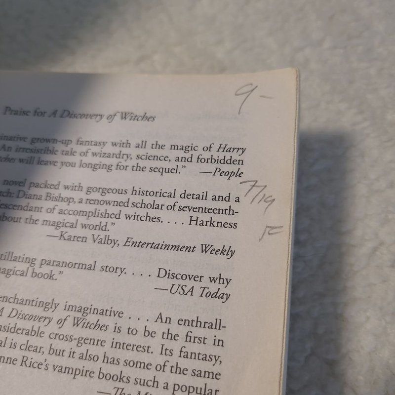 A Discovery of Witches