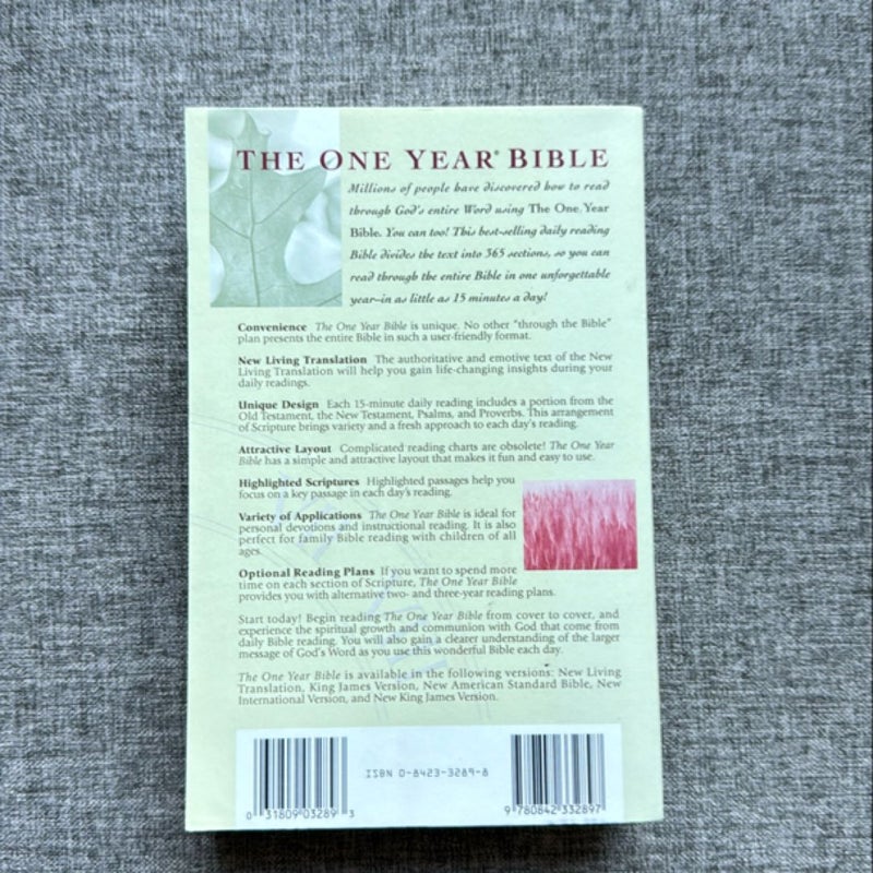 The One Year Bible NLT