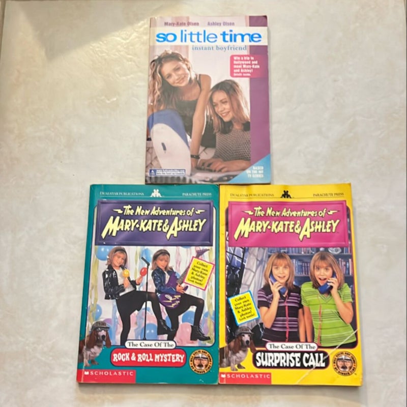 So Little Time: Instant Boyfriend & The New Adventures of Mary-Kate & Ashley: The Case of the Rock & Roll Mystery and the Case of the Suprise Call
