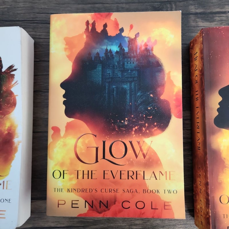 The Kindred's Curse Saga OOP Indie Print Set Spark of the Everflame, Glow of the Everflame, Heat of the Everflame