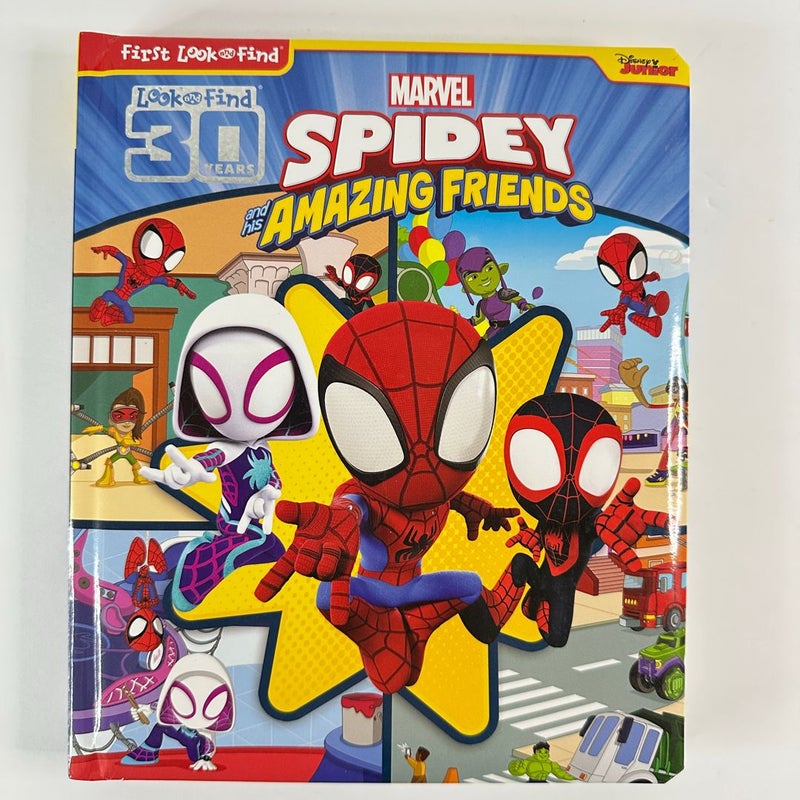 Marvel Spidey and His Amazing Friends First Look and Find book