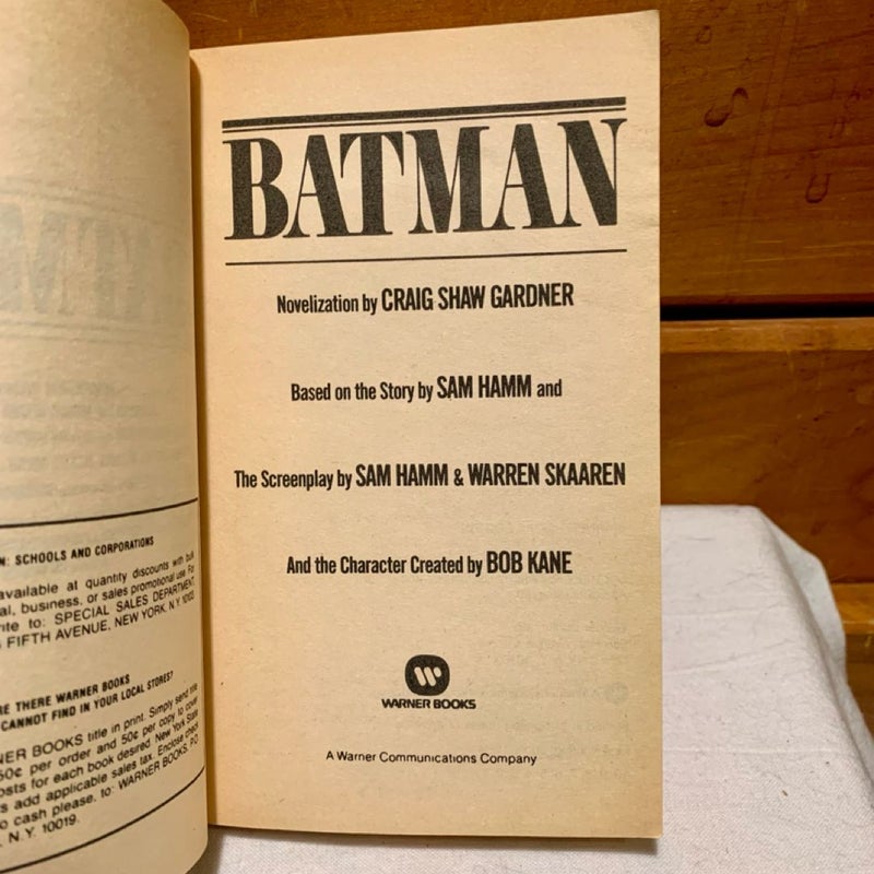 Batman (1st Warner Books Printing)